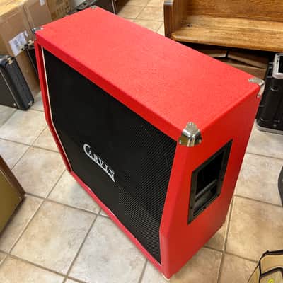 Carvin 4x12 Speaker Cabinet Red Tolex Celestion Vintage 30 image 3