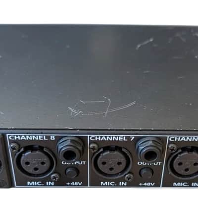 PreSonus Digimax 96khz 8- Channel Mic Preamp 2000s - Silver - Power Supply Rack image 7