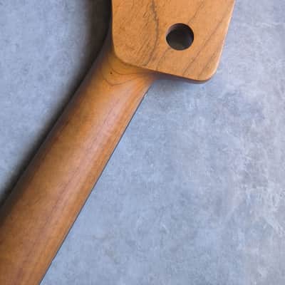 Roasted Flamed Maple P Bass Neck - 21 Frets image 2