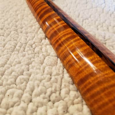 Extraordinary USA roasted 5A Plus,flame maple neck with monster flame maple head stock.Made to fit a Tele body # EPT-M11 image 2