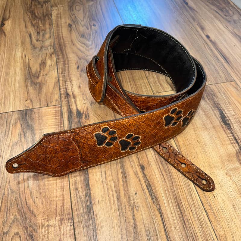 Carlino Paws…love your dog strap 2026 - Tan and black image 1