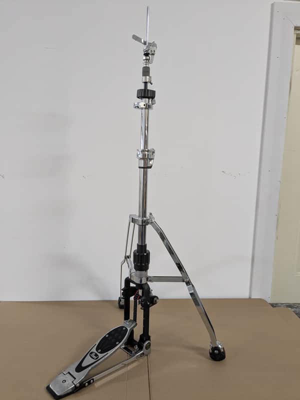 Pearl H2000 PowerShifter Eliminator Double Braced 2-Leg Hi-Hat Stand 2010s - Chrome image 1