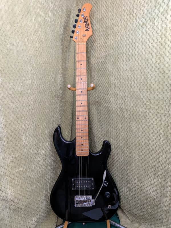 Kasino by Kustom, MIJ, Single humbucker  80's - Black image 1