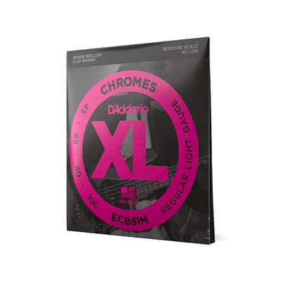 D'Addario ECB81M Chromes .045-100 image 2