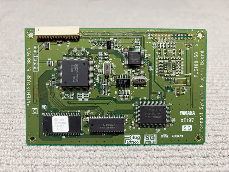 YAMAHA PLG100-SG プラグインボード フォルマントシンギング YAMAHA PLG100-SG expansion card Modulars Synthesis Plug-in System
