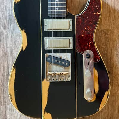 Big River “Liam” • Heavy Aged Black over Metallic Gold Top Nitro • R.Maple/Rosewood • Onamac Pick Ups image 3