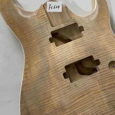 HH Tiger Maple Top Guitar Solid Basswood Body image 7