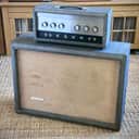Silvertone Model 1483 23-Watt 1x15 Bass / Guitar Piggyback 1965 - Gray