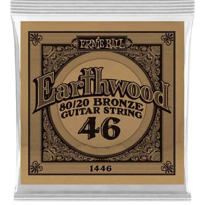 Ernie Ball P01446 .046 Earthwood 80/20 Bronze Acoustic Guitar String