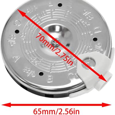 13 Tone Pitch Pipe Tuner C-C Note Selector 13 Pitch Pipe Tuner For Guitar Violin Ukulele-1PCS image 2