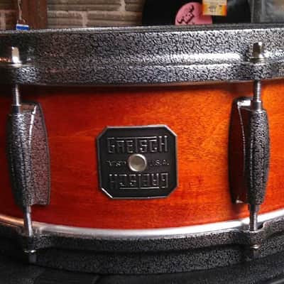 Gretsch Broadkaster Vintage Drum Set Satin Burnt Orange image 6