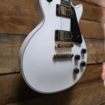 Gibson Custom Les Paul Custom Electric Guitar - Alpine White image 1