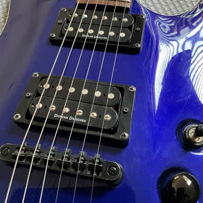 Schecter C 1 Diamond Series 2002 - Saphire Blue image 2