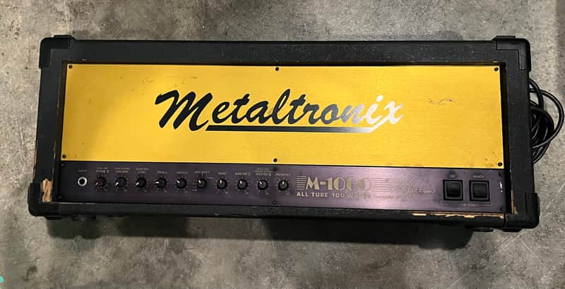 Metaltronix M-1000 100 watt electric guitar amp designed by Lee Jackson image 1
