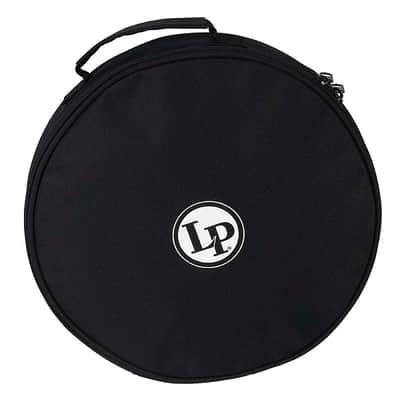LP Pro Single Row 10" Rawhide Headed Tambourine - Gig Bag Included image 4