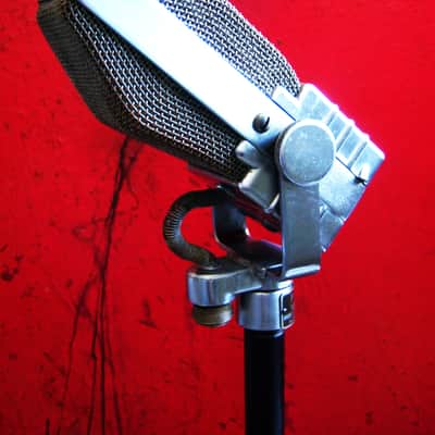 Vintage RARE 1940's Philco / Electro-Voice V-1 Ribbon "Velocity" Microphone with newer stand image 11
