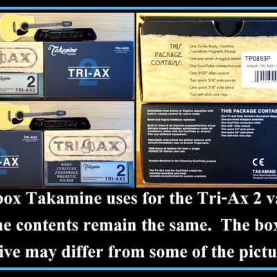 Takamine TRI-AX 2 Acoustic Guitar Pickup CTP1 CTP2 CTP3 CT4DX Modified L R Baggs M80 image 4