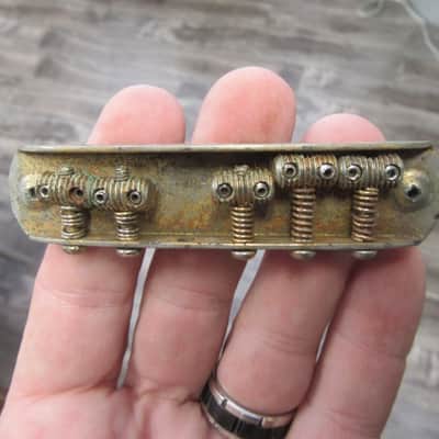 Fender Jaguar Jazzmaster Gold Bridge Assembly 1958-1965 image 1