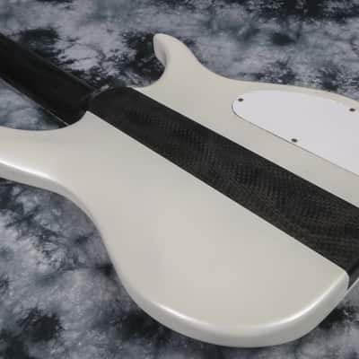 Vintage Modulus Bass Left Handed Pearl White 1983 image 7