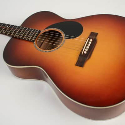 Jewitt Acoustic Guitars OM-MPL/SB New Sunburst Engelmann Top Maple Back/Sides image 9
