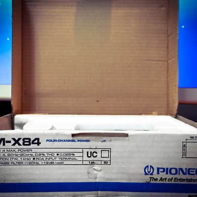 PIONEER GM-X84 🌈RaRe🌈 Car Vintage Power Amplifier image 2
