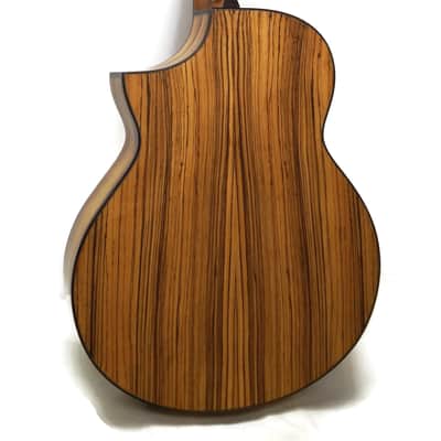 Ibanez AEW40ZW Exotic Wood Zebrawood Acoustic-Electric Guitar image 9