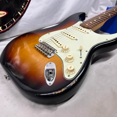 Fender Road Worn '60s Stratocaster Strat Electric Guitar - 3-Color Sunburst image 17
