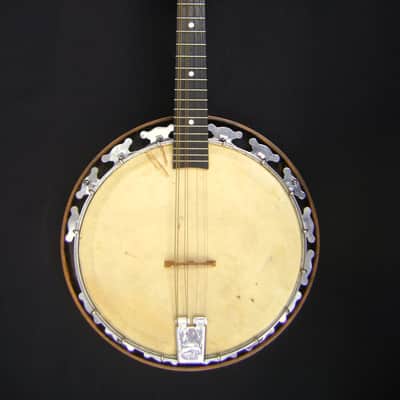 RARE Vintage 1920s Melody Major Banjolin (Banjo Mandolin) With Original Case  Natural image 2