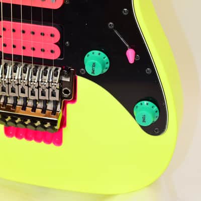 2017 Ibanez 30th Anniversary JEM777 Steve Vai Jem Electric Guitar, Desert Yellow w/ Case image 6