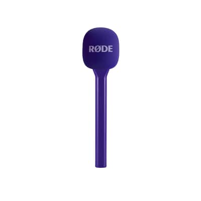 RODE Interview GO Handheld Adaptor for Wireless GO Transmitters (Purple) image 1