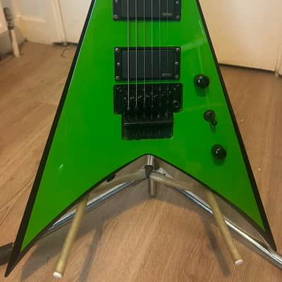 Jackson X Series KVXMG King V with Laurel Fretboard 2020 - Present - Slime Green with Black Bevels image 2