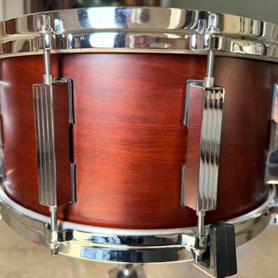 Tama 14 Ply 7x14 Heavy Birch AW3170 18mm MASTERCRAFT Snare Drum - Antique Brown (AB) image 8