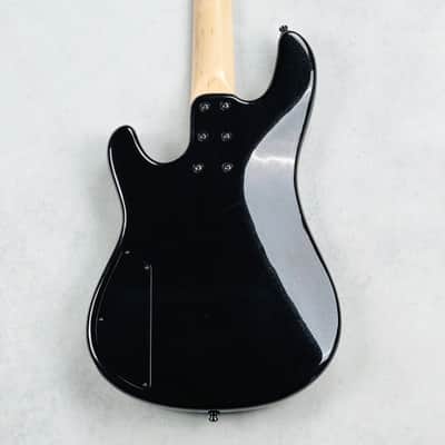 Sandberg California VS Lionel 30" Short Scale 4-String Bass 2024 - Cosmic Black & Green Neon Stripes image 9