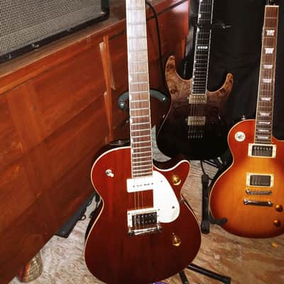 Gretsch G2215-P90 Streamliner Junior Jet Club 2020 Single Barrel Natural Finish image 5