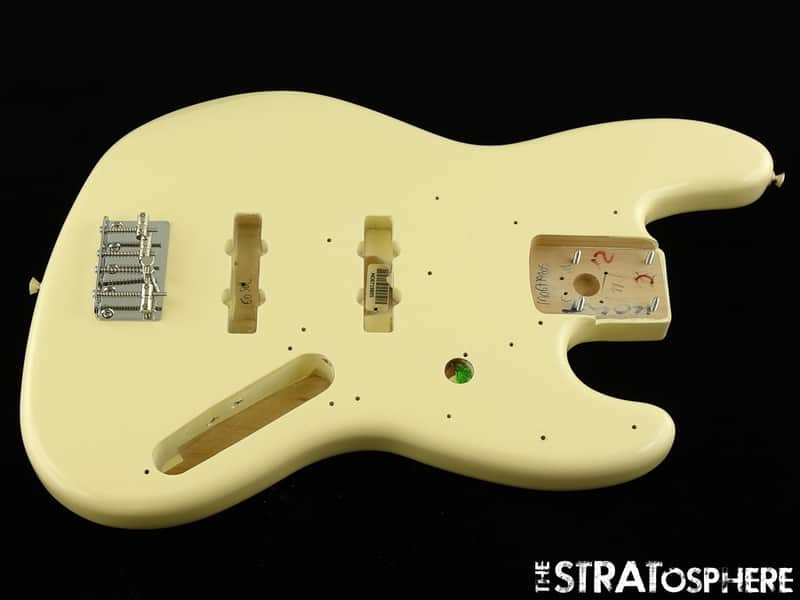Fender Vintera III Early 60s Jazz Bass BODY & HARDWARE Alder Olympic White image 1
