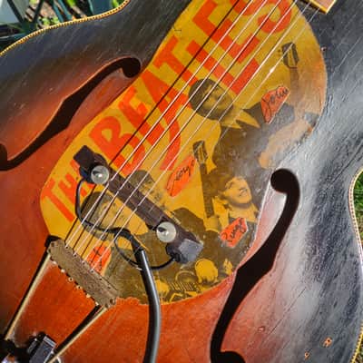 Kay N2 Archtop 17-1/4" 1940's - De coupage Beatles image 5