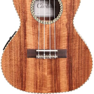 Cordoba 25T-CE Tenor Acoustic-Electric Ukulele, Open Box (Very Good) image 2