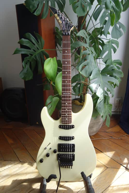 Left-handed Kramer Pacer Custom 1986 Vintage White image 1