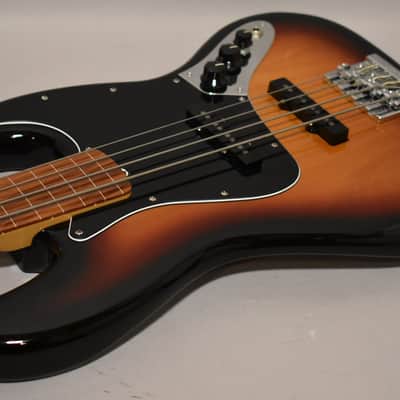 2018 Fender Player Series Jazz Bass Fretless Upgraded Sunburst Finish MIM image 7