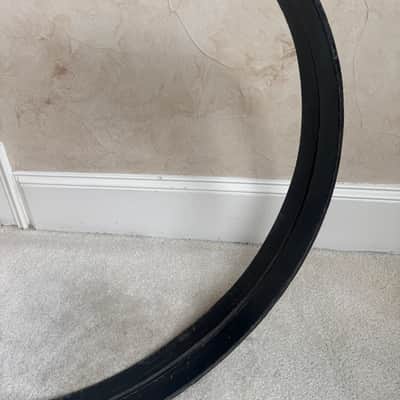 Ludwig Two Vintage WFL 28” Bass Drum Hoop - 1 5/8” (1/2” inlay groove) 50s 60s - Wood image 12