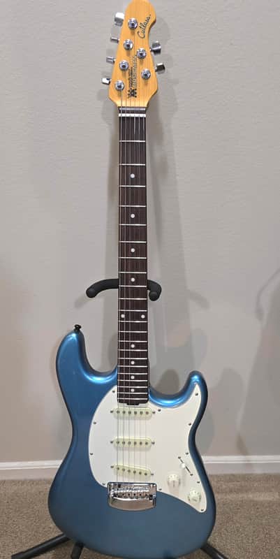 Ernie Ball Music Man Cutlass SSS Tremolo 2017 - 2019 - Vintage Turquoise image 1