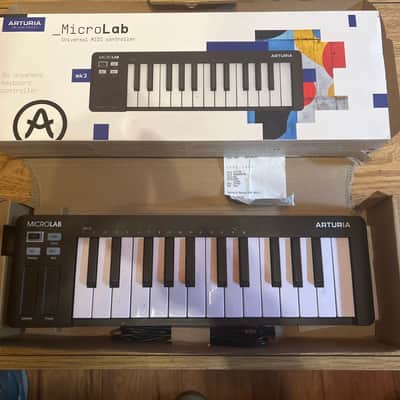 Arturia MicroLab MkIII 25-Key MIDI Controller 2025 - Present - White