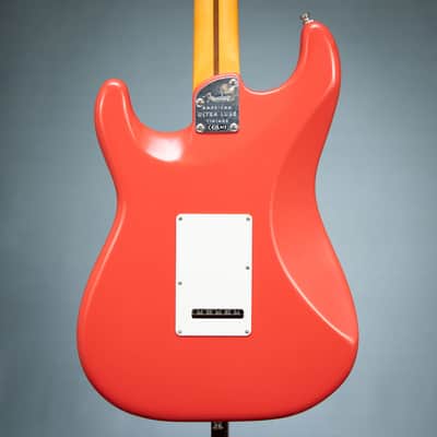Fender American Ultra Luxe Vintage '60s Stratocaster HSS Electric Guitar - Fiesta Red - US25027341 image 2