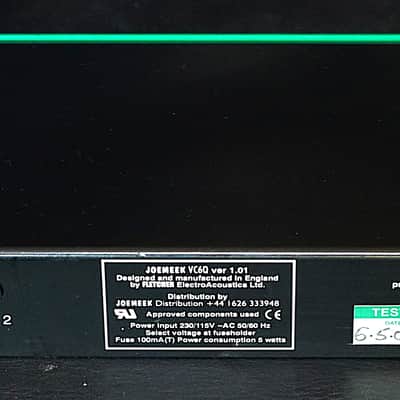 Joemeek Joe Meek VC6Q British Channel Version Mic Preamp Channel Strip w/Compressor and EQ JoeMeek image 5