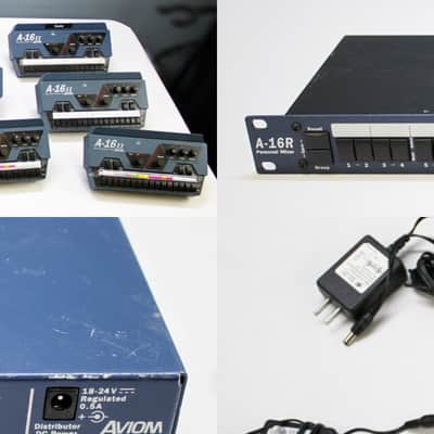 Aviom Lot of Personal Mixers & Net/Power Distributors - A-16II / A-16CS / A-16D / A-16R image 16