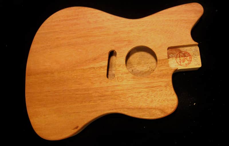 JM  Body, USA, Unfinished, ACOUSTIC/ELECTRIC, Mahogany,  #5-3613 image 1