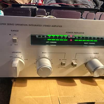 Vintage Onkyo A-7070 Stereo Integrated Amplifier Silver Japan 2Ch great working image 6