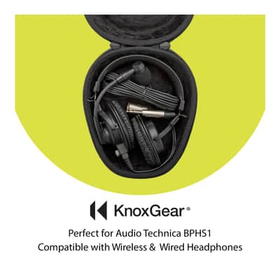 Knox Gear Large Headphone Case with EVA Hard Shell image 8