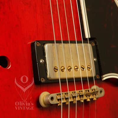 1961 Gibson ES-355 Stereo Varitone Cherry w/ '70's T-top pickups image 4