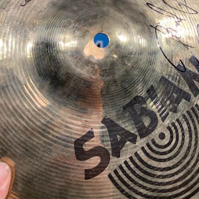 David Garibaldi's Tower of Power, Sabian 13" Signature Series, Jam Master Hi-Hat Cymbals, 2004 SIGNED! 848g 1292g image 11